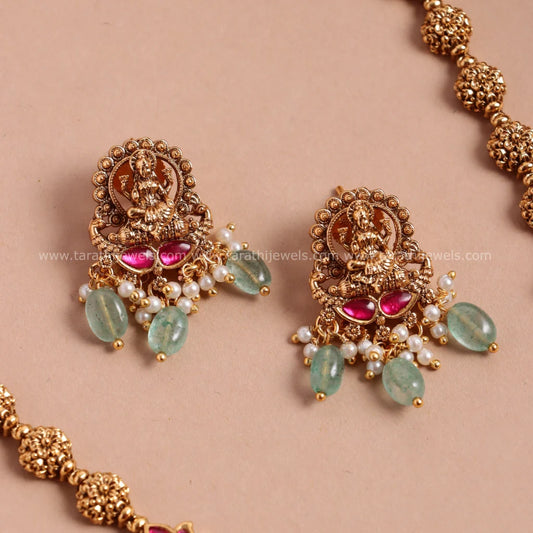 Nithya Antique Lakshmi Haaram HA298