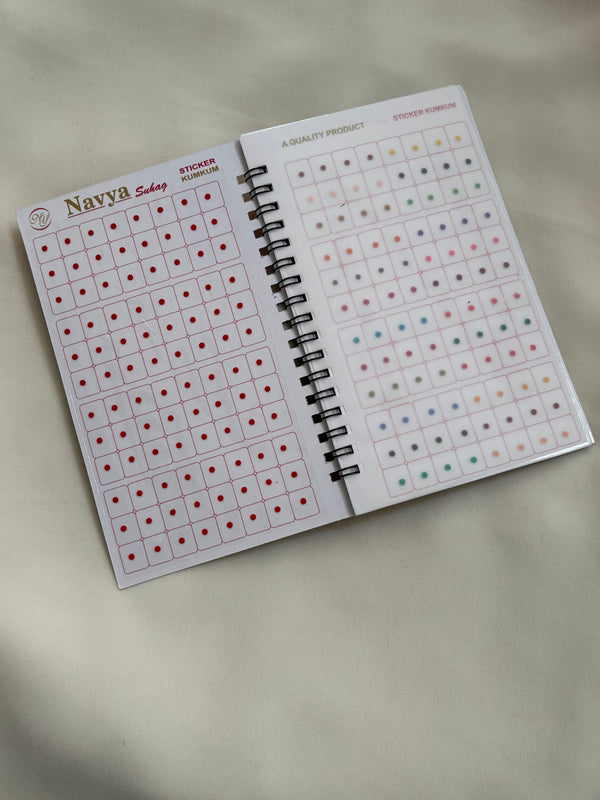 Navya Multi color Plain Bindi Book Size11 BB17