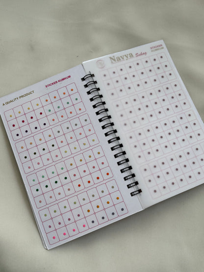 Navya Multi color Bindi Book Size11 BB17