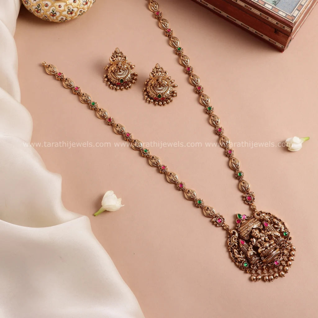 Kenisha Antique Lakshmi Haaram HA300