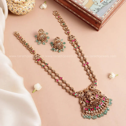 Praneetha Antique Lakshmi Long Haaram HA294