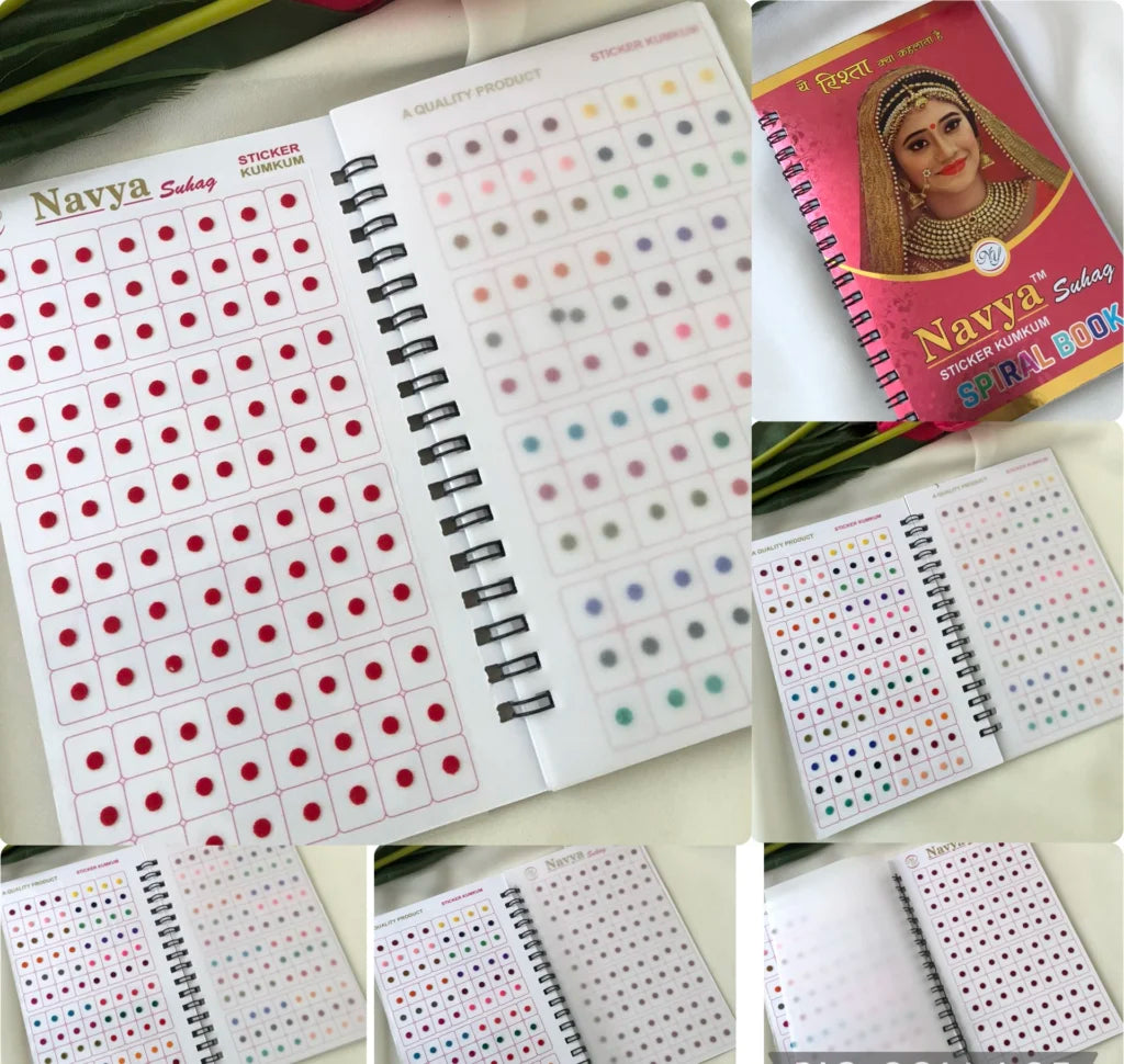 Navya Multi color Bindi Book Size08 BB12
