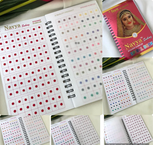 Navya Multi color Bindi Book Size08 BB12