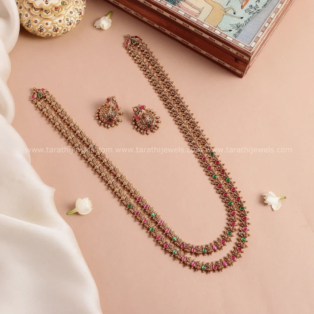 Tejasvi Antique Lakshmi Haaram HA297