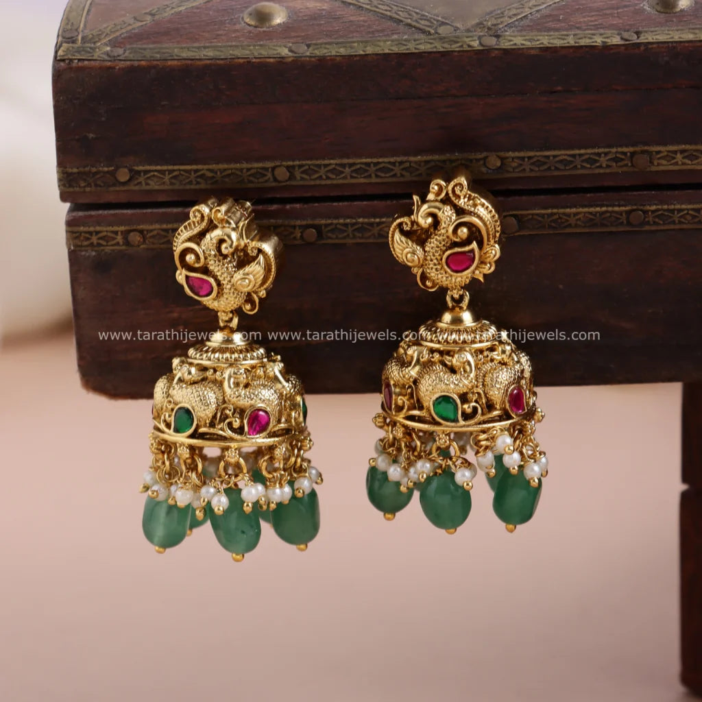 Pearl Beads Midlength Temple Haaram HA320