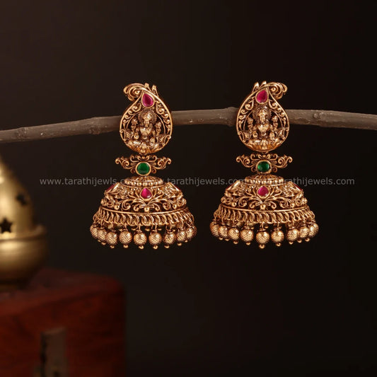 Antique Lakshmi Kemp Jumka EA565
