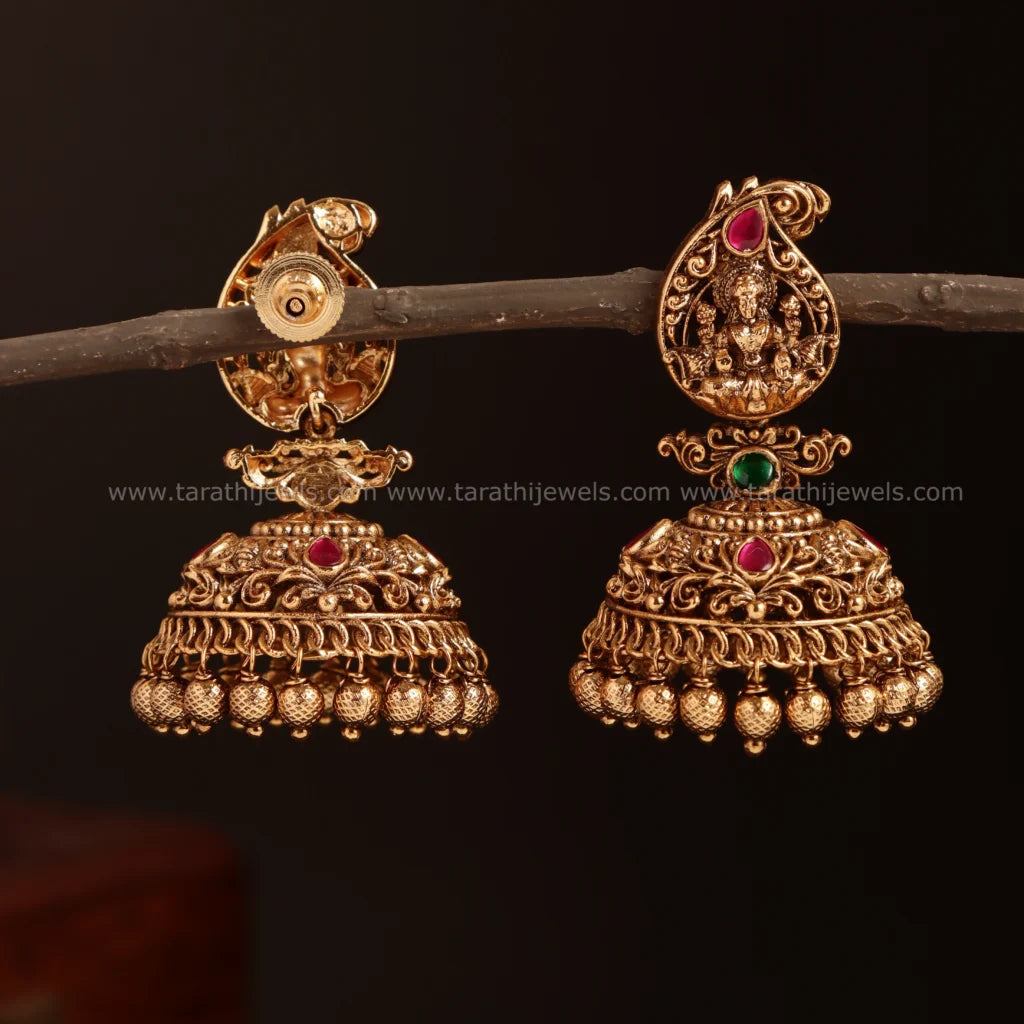 Antique Lakshmi Kemp Jumka EA565
