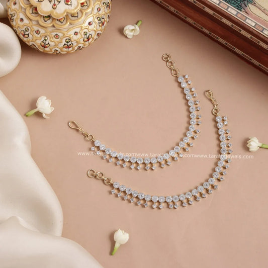 Diamond Look alike Earring Chain EC119
