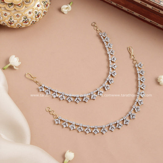 Diamond Look alike Earring Chain EC118