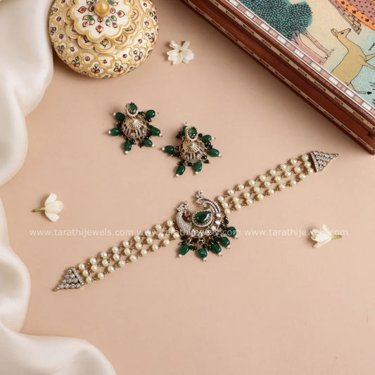 Amazing Green drops Choker CH324