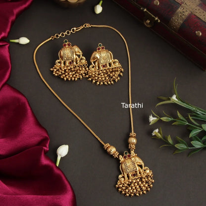 Amazing elephant Necklace N309