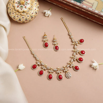 Coral Necklace N675