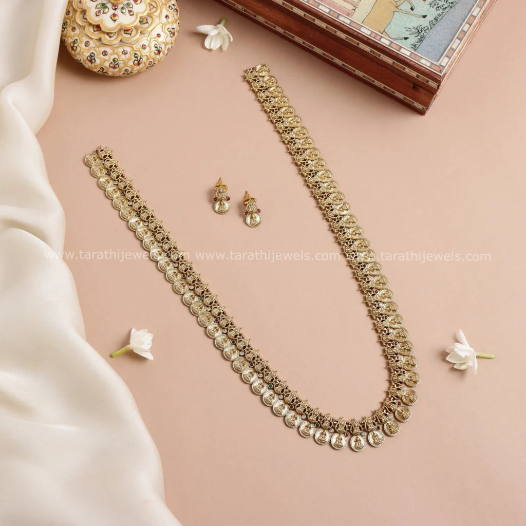 Amazing Lakshmi With Coin Haaram HA272