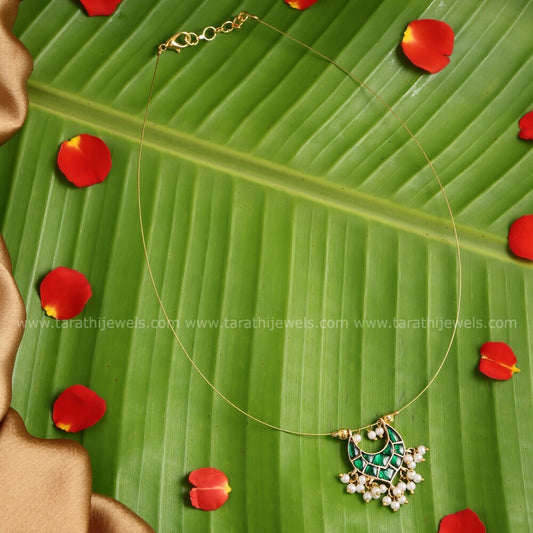 Jadau Kundan Chandbali Necklace N556