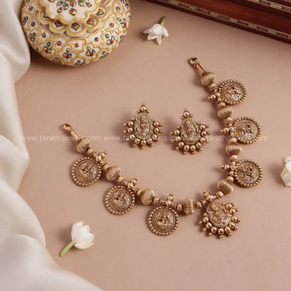 Antique Lakshmi Necklace N741
