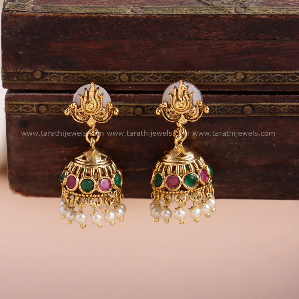 Nadarajar Green Pearls Haaram HA308