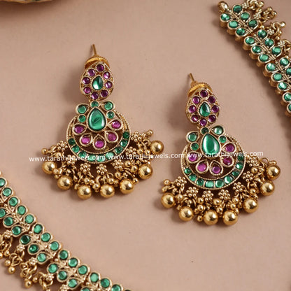 Revathi Traditional Kemp Necklace N803