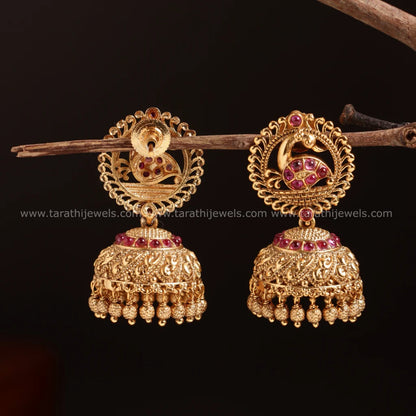 Ruby Peacock Jumka EA526