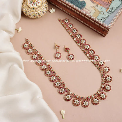 Floral Kemp  Long Haaram HA333