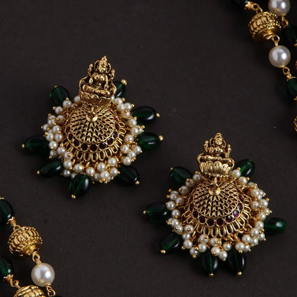 Lakshmi Emerald Malai HA386