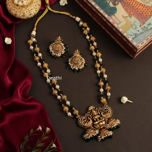 Lakshmi Emerald Malai HA386