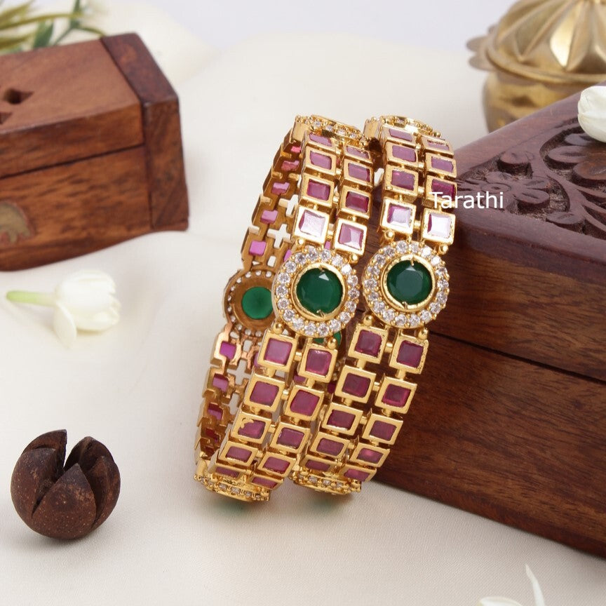 Premium Ad stone Bangles BA71