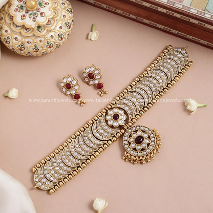 Snekha Two in one choker CH376