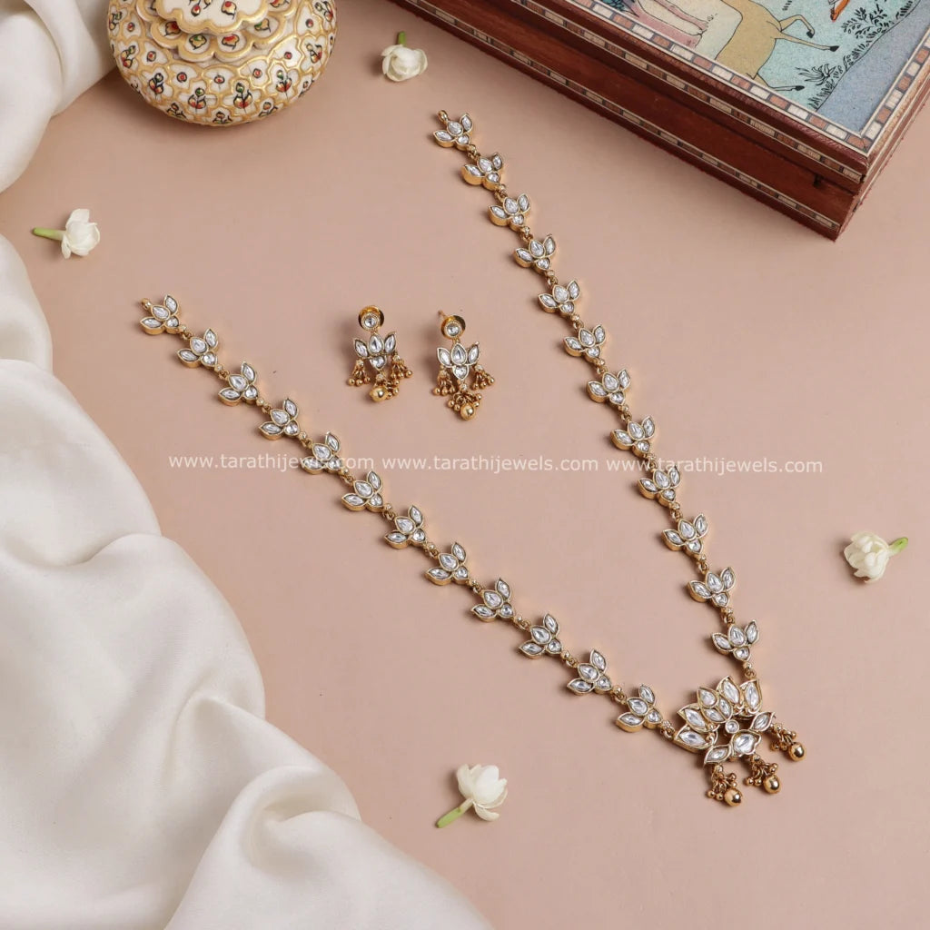 Tarathi Two in one Jadau Kundan Stone Haaram   HA330