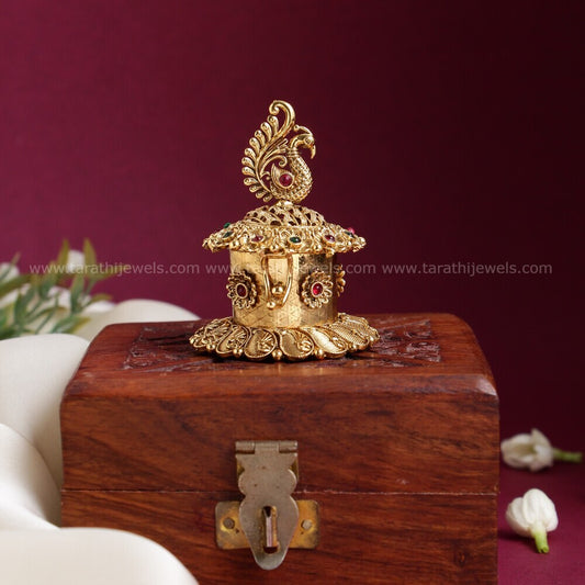 Peacock Kemp Kumkum Box KK28