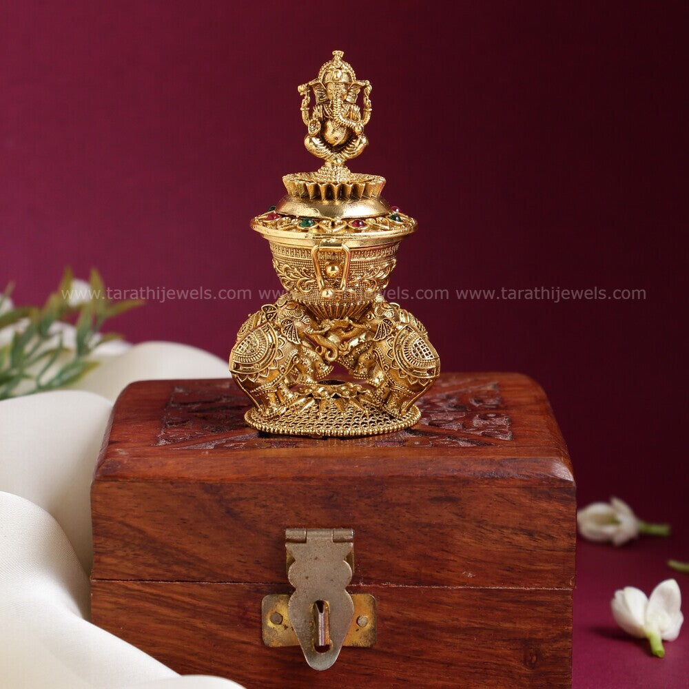Ganesha Kumkum Box KK25