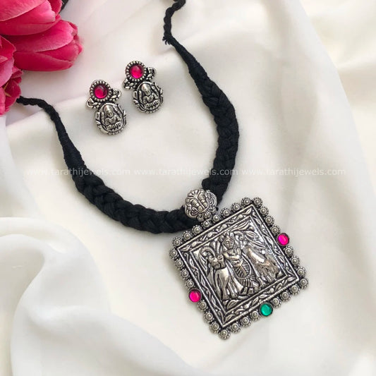 Oxidized Choker Neckpiece S18