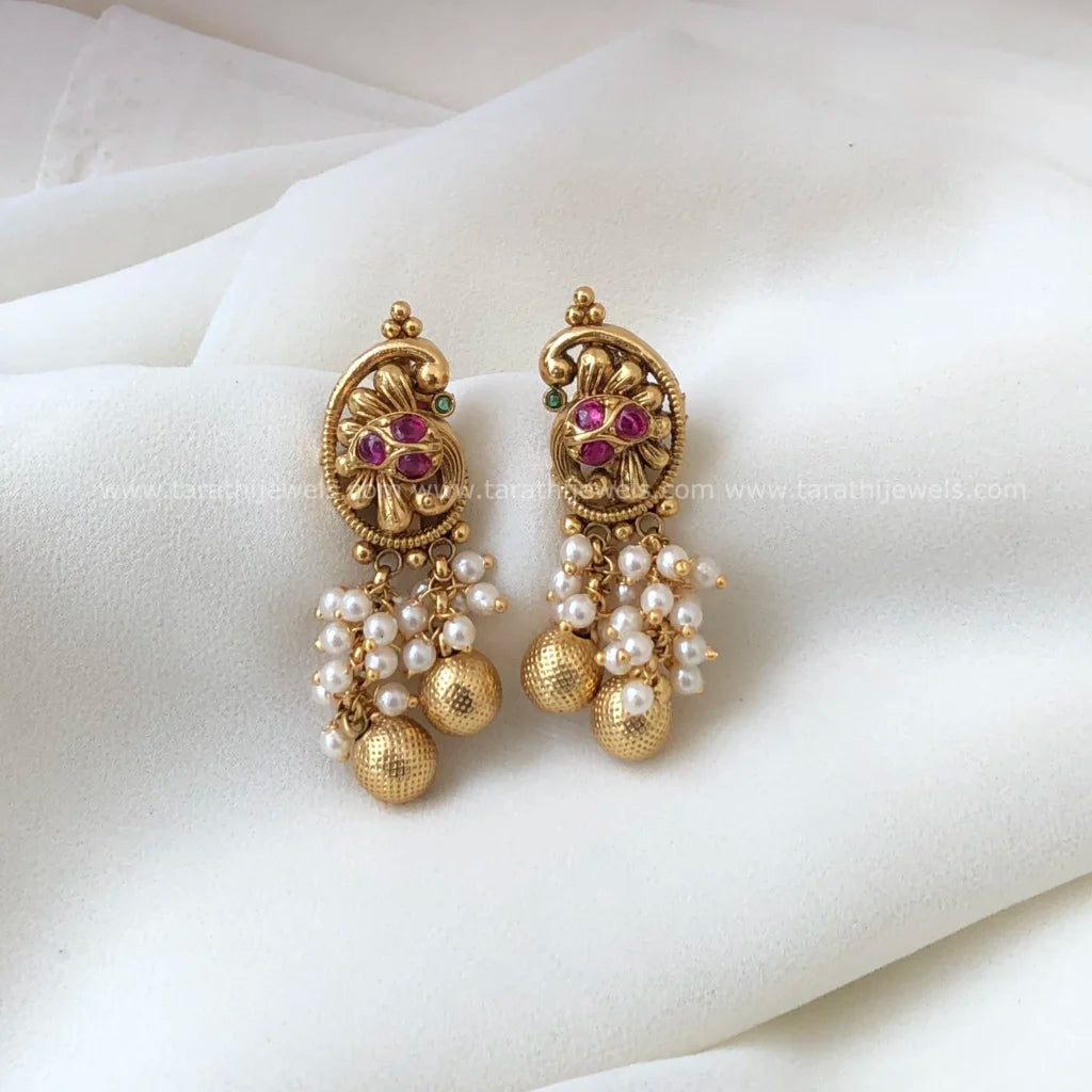 Shenba Pearl Drops Earrings EA501