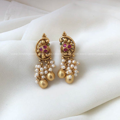 Shenba Pearl Drops Earrings EA501