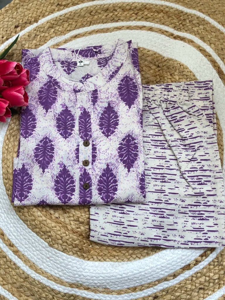 Tarathi Lavender Two Pieces Set DR01
