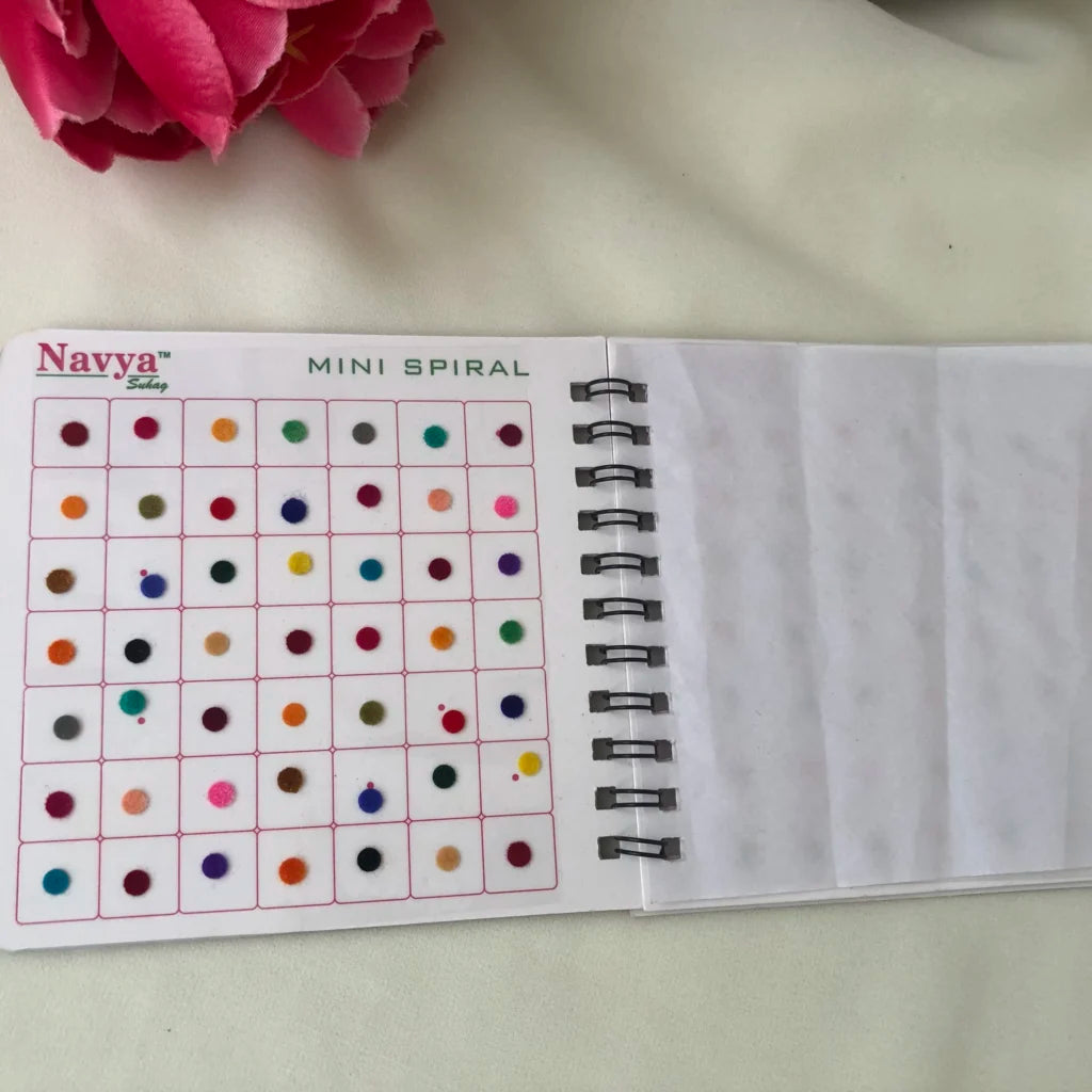 Navya Multi color Plain Bindi Book Size7 BB06