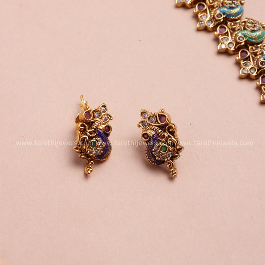 Premium Quality Gold Tone Heritage Jewellery Haaram HA408