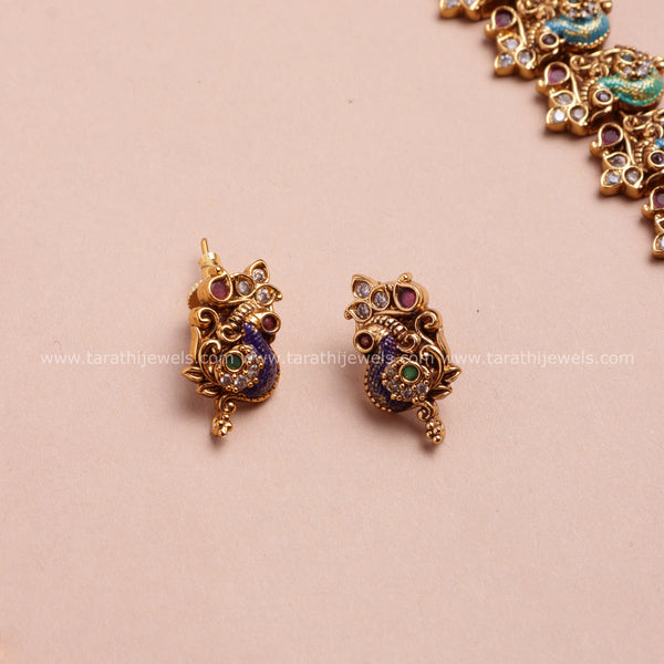 Premium Quality Gold Tone Heritage Jewellery Haaram HA408