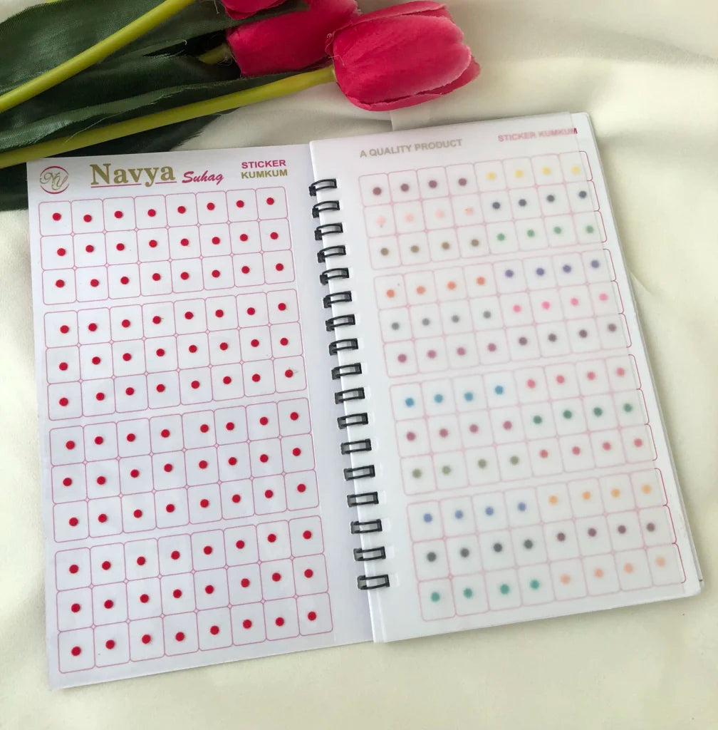 Navya Multi color Bindi Book Size10 BB10