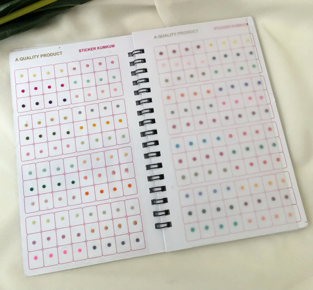 Navya Multi color Bindi Book Size10 BB10