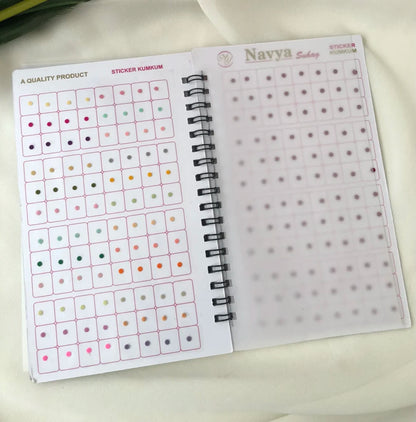 Navya Multi color Bindi Book Size10 BB10