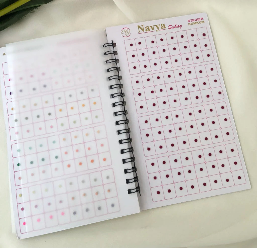 Navya Multi color Bindi Book Size10 BB10