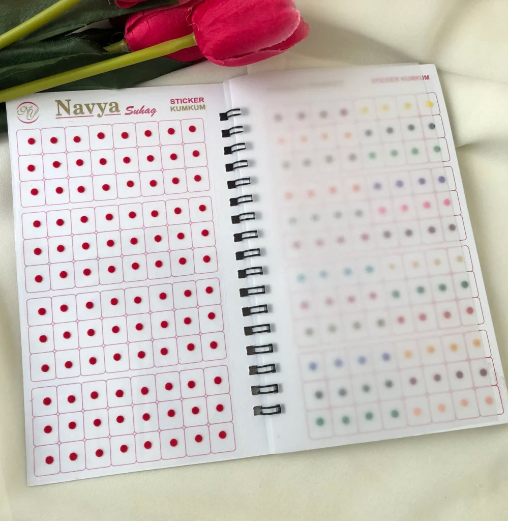Navya Multi color Bindi Book Size09 BB11