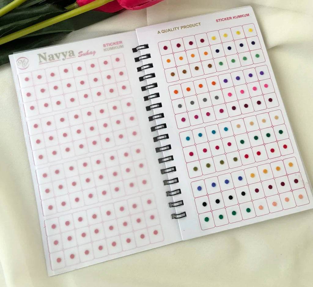 Navya Multi color Bindi Book Size09 BB11