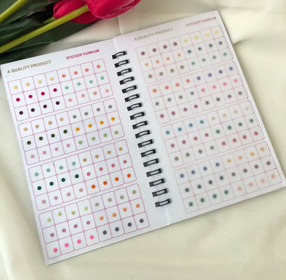 Navya Multi color Bindi Book Size09 BB11