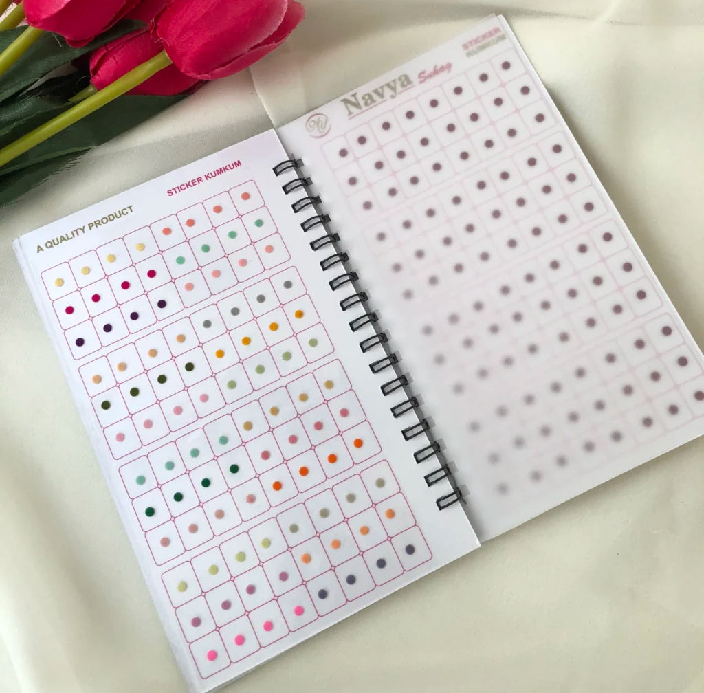 Navya Multi color Bindi Book Size09 BB11