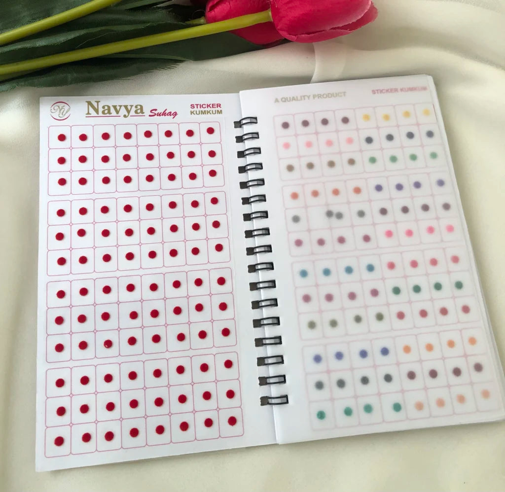 Navya Multi color Bindi Book Size08 BB12
