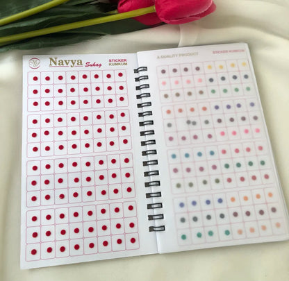 Navya Multi color Bindi Book Size08 BB12