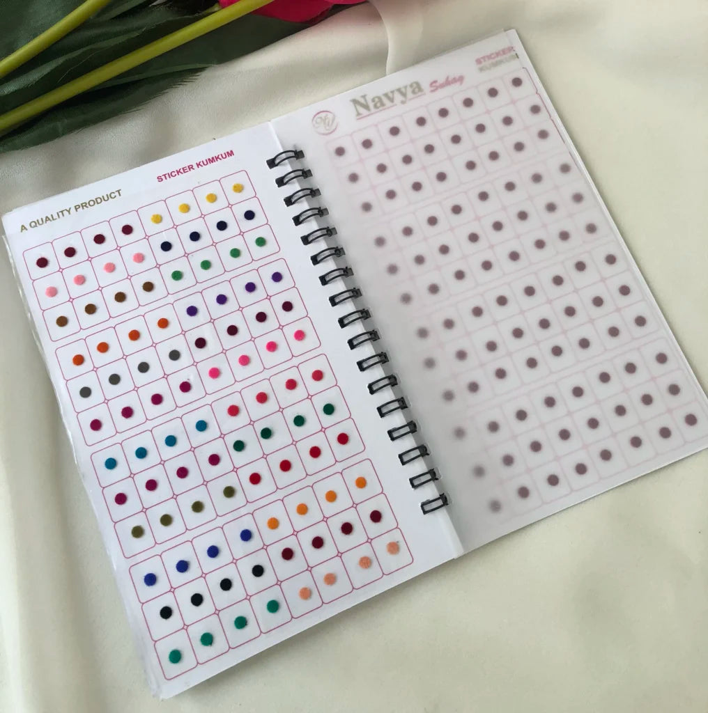 Navya Multi color Bindi Book Size08 BB12