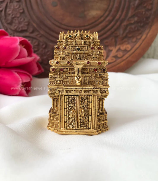 Golden Temple Style Kumkum Box KK36