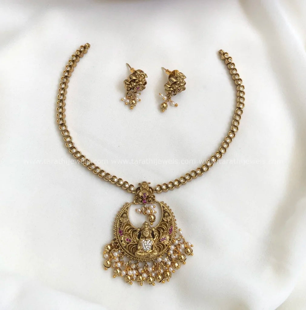Seetha Antique Lakshmi Necklace N723